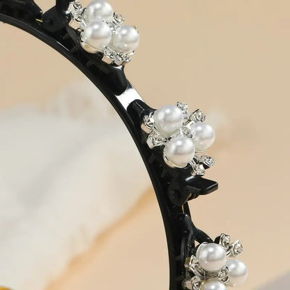 Elegant Pearl Rhinestone Hairband