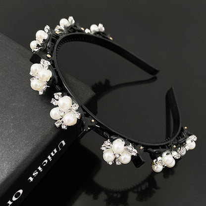 Elegant Pearl Rhinestone Hairband